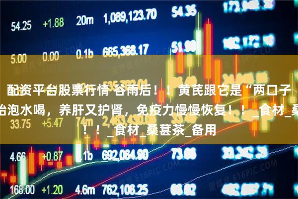 配资平台股票行情 谷雨后！！黄芪跟它是“两口子”，4月开始泡水喝，养肝又护肾，免疫力慢慢恢复！！_食材_桑葚茶_备用